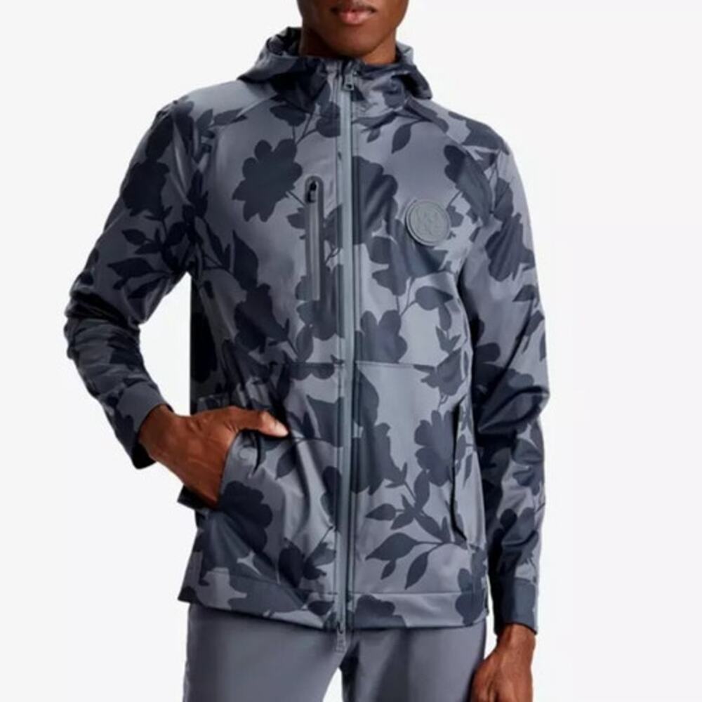 G/FORE Tonal Floral Repller Rain Jacket Size Men's Large